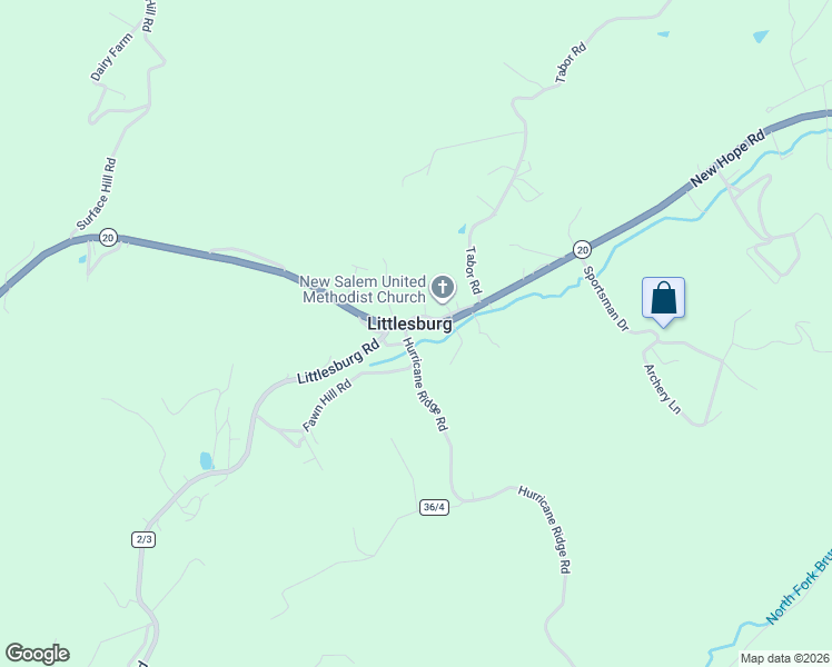 map of restaurants, bars, coffee shops, grocery stores, and more near 125 Hurricane Ridge Rd in Bluefield
