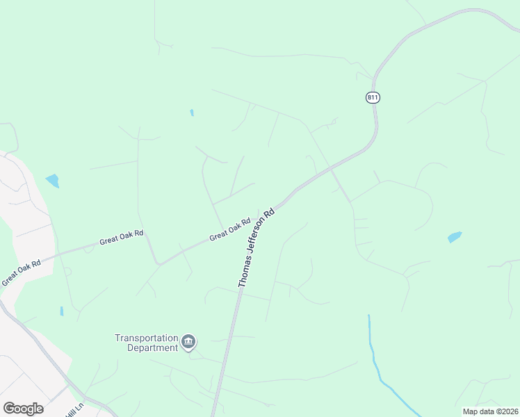map of restaurants, bars, coffee shops, grocery stores, and more near 2062 Great Oak Road in Forest