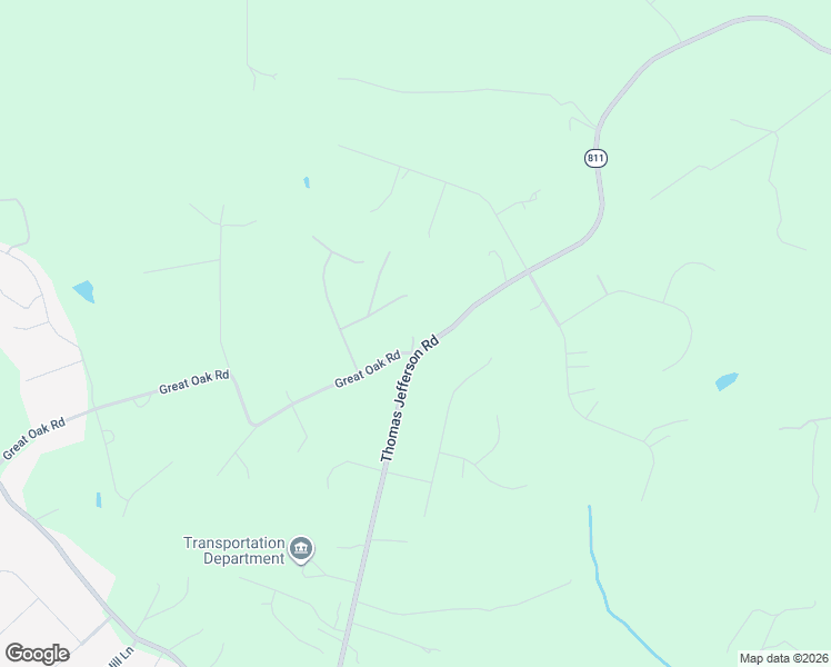 map of restaurants, bars, coffee shops, grocery stores, and more near 2062 Great Oak Road in Forest