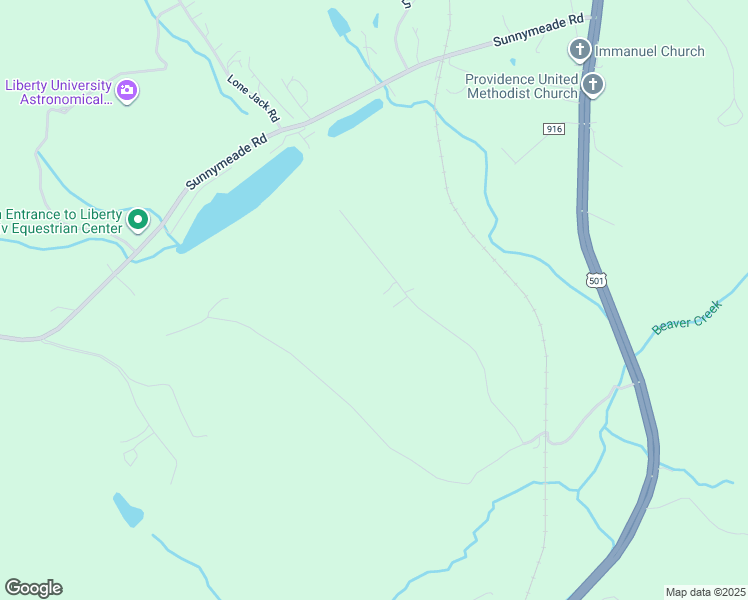 map of restaurants, bars, coffee shops, grocery stores, and more near 500 Neighbors Place in Lynchburg