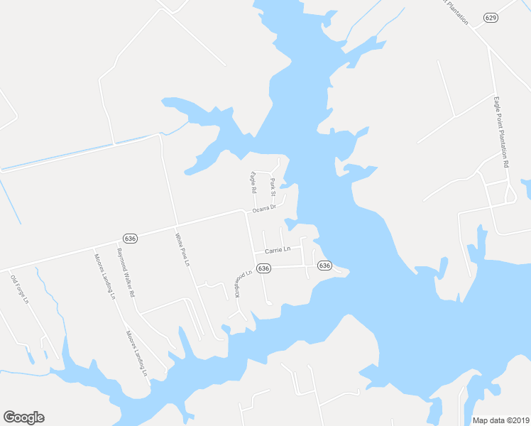 map of restaurants, bars, coffee shops, grocery stores, and more near 8140 Ocarra Drive in Gloucester County