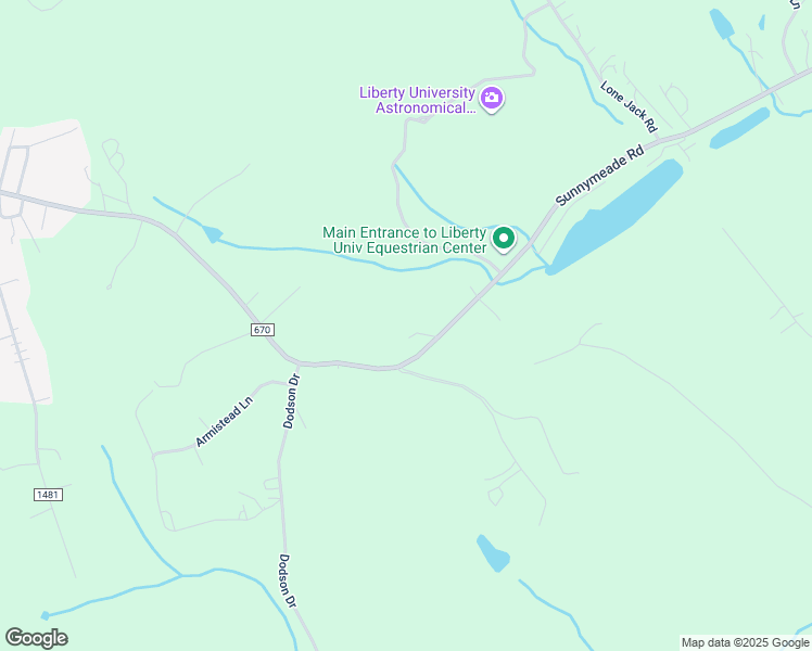 map of restaurants, bars, coffee shops, grocery stores, and more near 3220 Sunnymeade Road in Rustburg