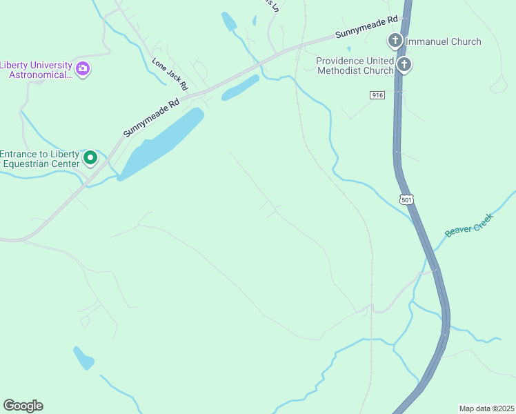 map of restaurants, bars, coffee shops, grocery stores, and more near 500 Neighbors Place in Lynchburg
