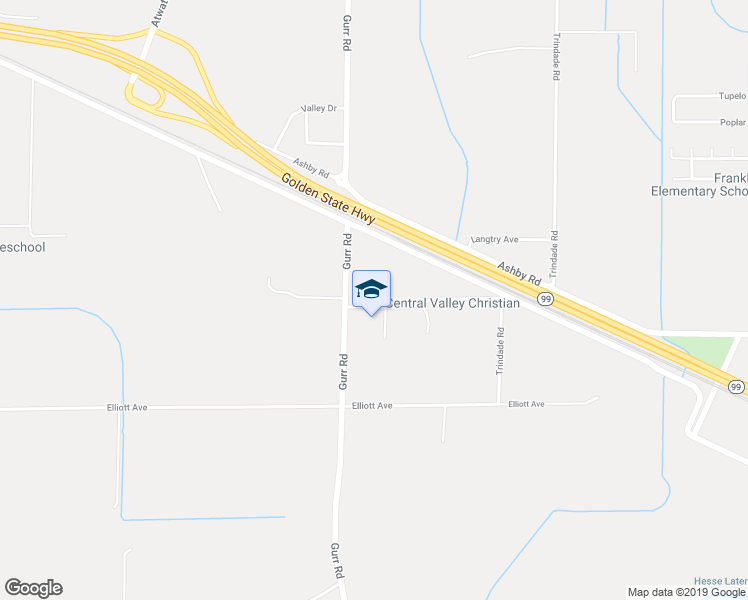 map of restaurants, bars, coffee shops, grocery stores, and more near 3924 Bronco Lane in Atwater