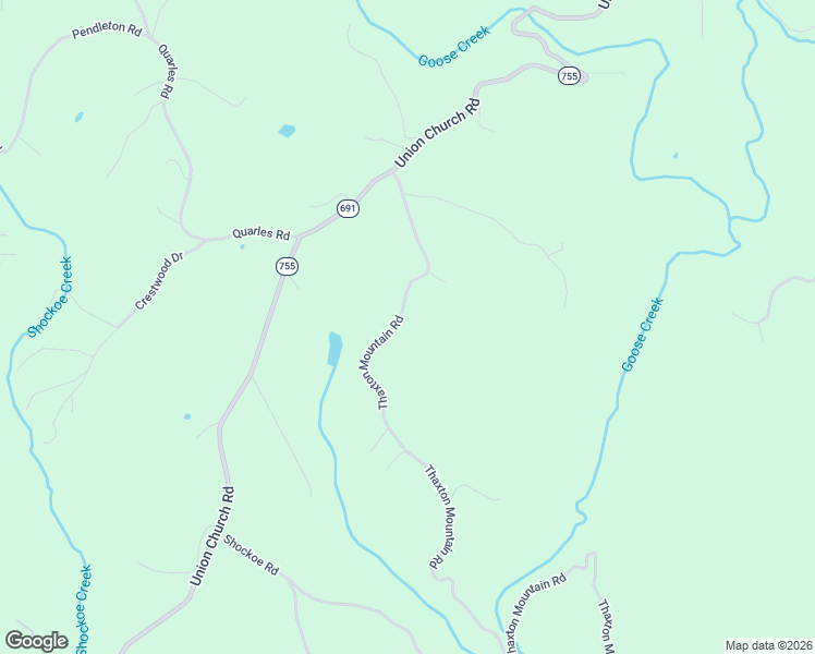 map of restaurants, bars, coffee shops, grocery stores, and more near 1352-1638 Thaxton Mountain Road in Thaxton