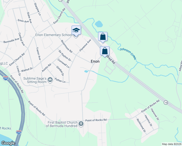 map of restaurants, bars, coffee shops, grocery stores, and more near 2101 Valley Road in Chester