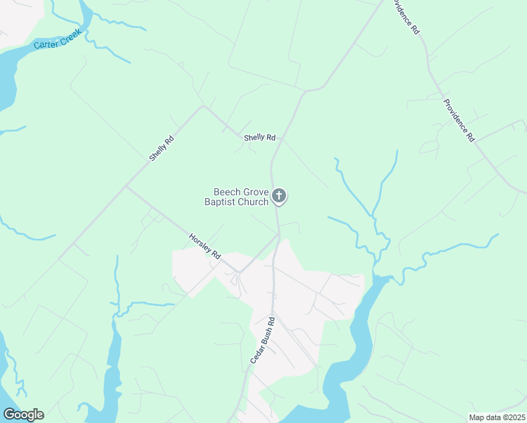 map of restaurants, bars, coffee shops, grocery stores, and more near 4052 Cedar Bush Road in Gloucester County