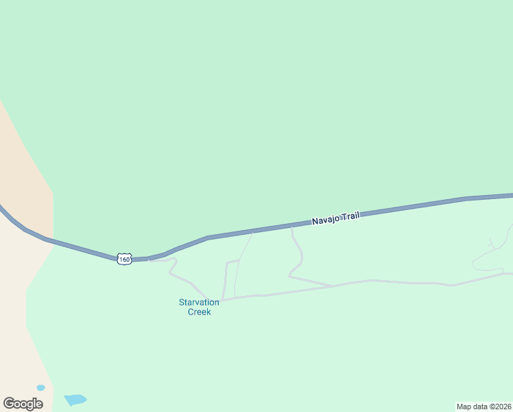 map of restaurants, bars, coffee shops, grocery stores, and more near 3471 U.S. 160 in Hesperus