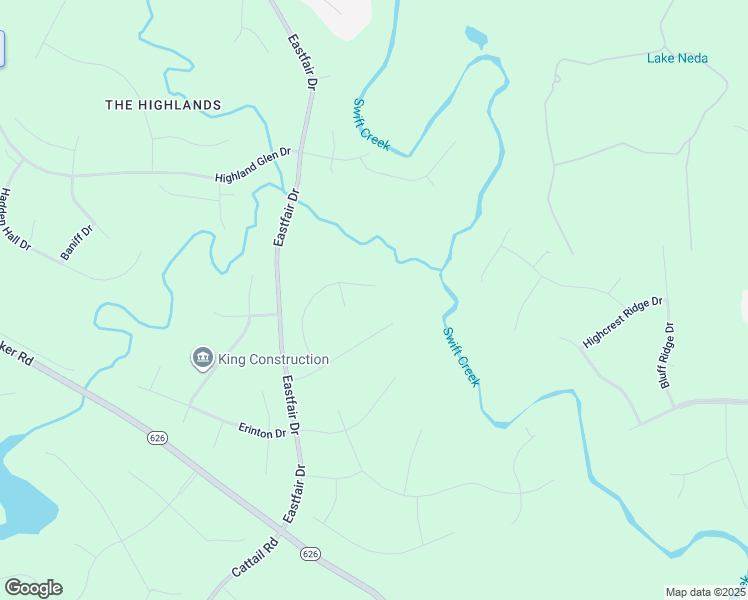map of restaurants, bars, coffee shops, grocery stores, and more near 12307 Wynnstay Lane in Chesterfield