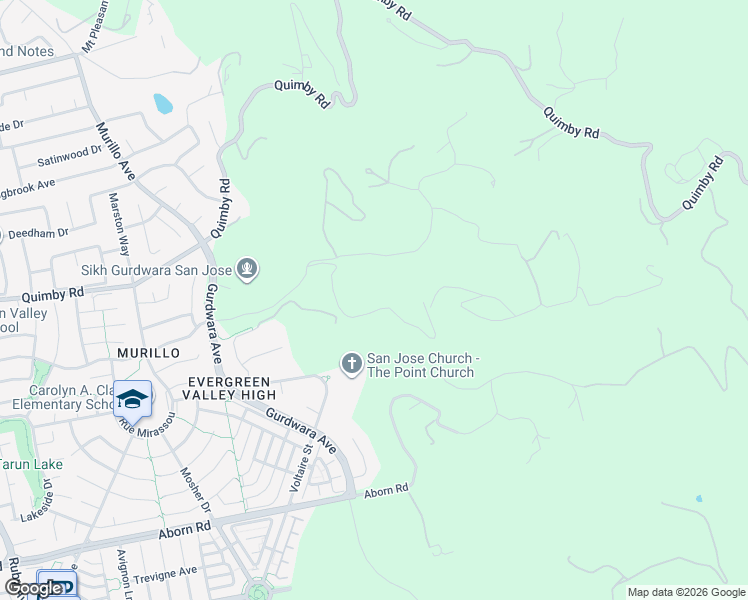 map of restaurants, bars, coffee shops, grocery stores, and more near 4234 Chaboya Road in San Jose