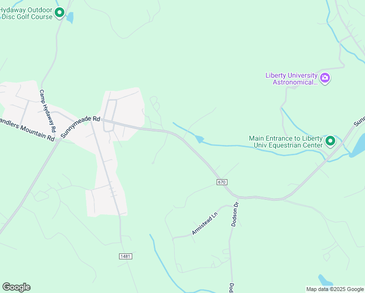 map of restaurants, bars, coffee shops, grocery stores, and more near 2583 Sunnymeade Road in Rustburg