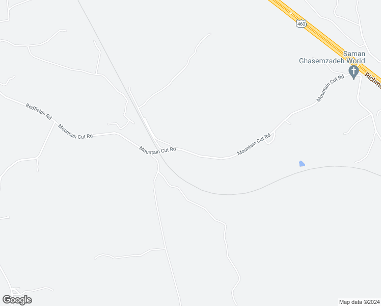 map of restaurants, bars, coffee shops, grocery stores, and more near State Route 695 in Appomattox County