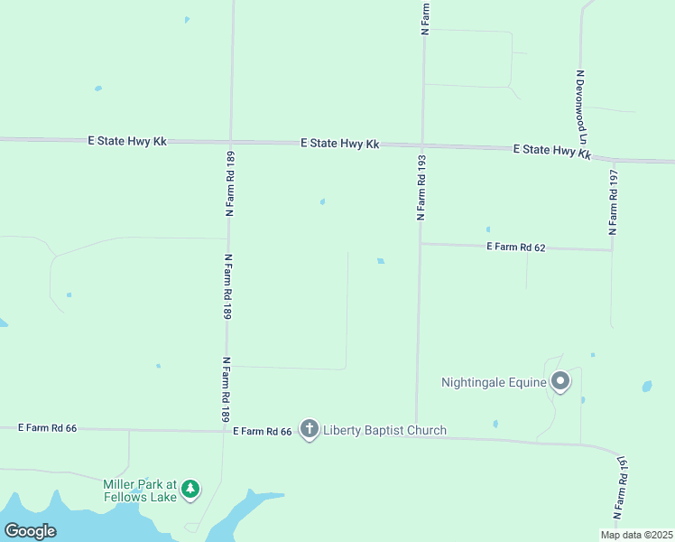 map of restaurants, bars, coffee shops, grocery stores, and more near 7129 North Farm Road 191 in Fair Grove