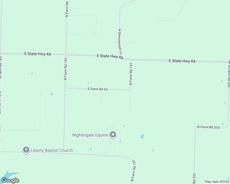 map of restaurants, bars, coffee shops, grocery stores, and more near 4912 East Farm Road 66 in Springfield