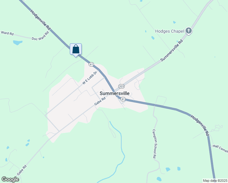 map of restaurants, bars, coffee shops, grocery stores, and more near Kentucky 61 in Summersville