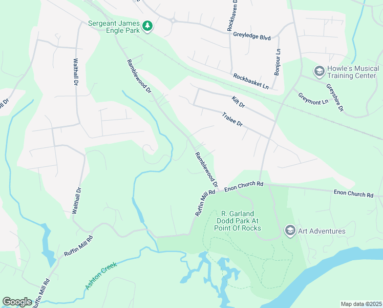 map of restaurants, bars, coffee shops, grocery stores, and more near 14700 Ramblewood Drive in Chester