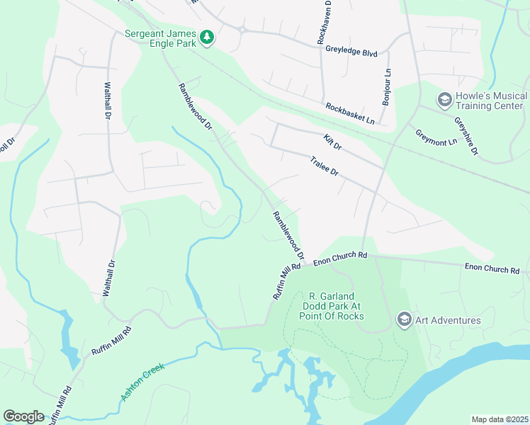 map of restaurants, bars, coffee shops, grocery stores, and more near 14700 Ramblewood Drive in Chester