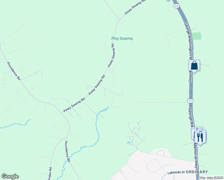 map of restaurants, bars, coffee shops, grocery stores, and more near 4165 Marsh Lane in Gloucester County