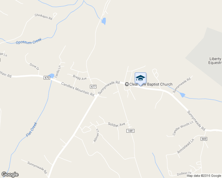 map of restaurants, bars, coffee shops, grocery stores, and more near 2033 Sunnymeade Road in Rustburg