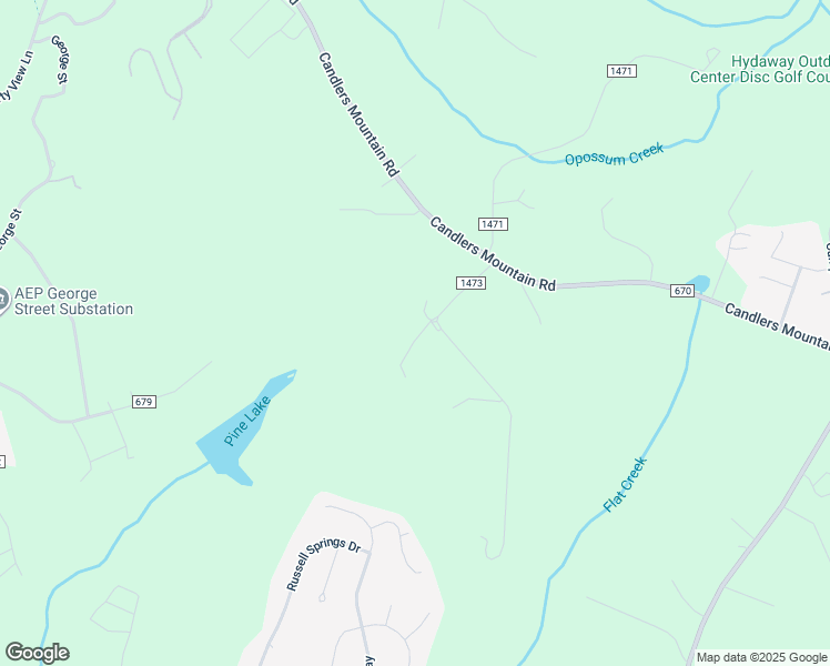 map of restaurants, bars, coffee shops, grocery stores, and more near 43 Shercell Lane in Rustburg