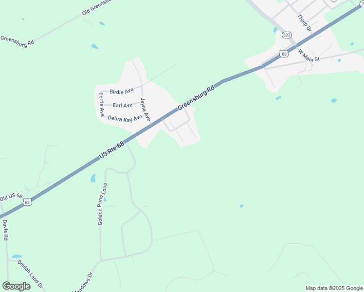 map of restaurants, bars, coffee shops, grocery stores, and more near Cr-1291J in Campbellsville