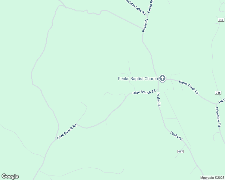 map of restaurants, bars, coffee shops, grocery stores, and more near 3265 Olive Branch Road in Prospect
