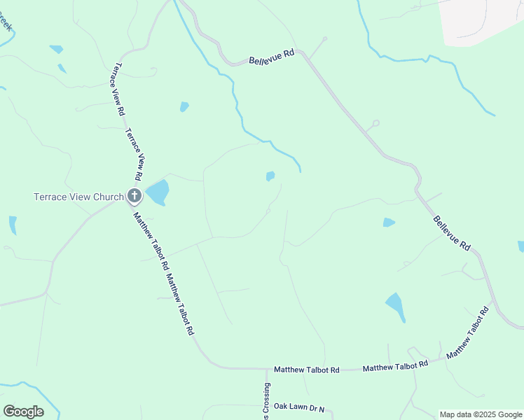 map of restaurants, bars, coffee shops, grocery stores, and more near 1390 Callaway Springs Drive in Forest