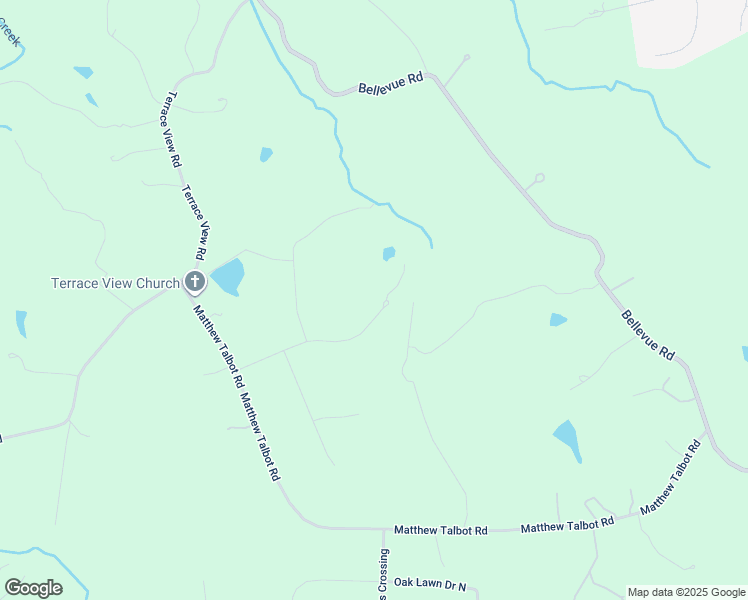map of restaurants, bars, coffee shops, grocery stores, and more near 1390 Callaway Springs Drive in Forest