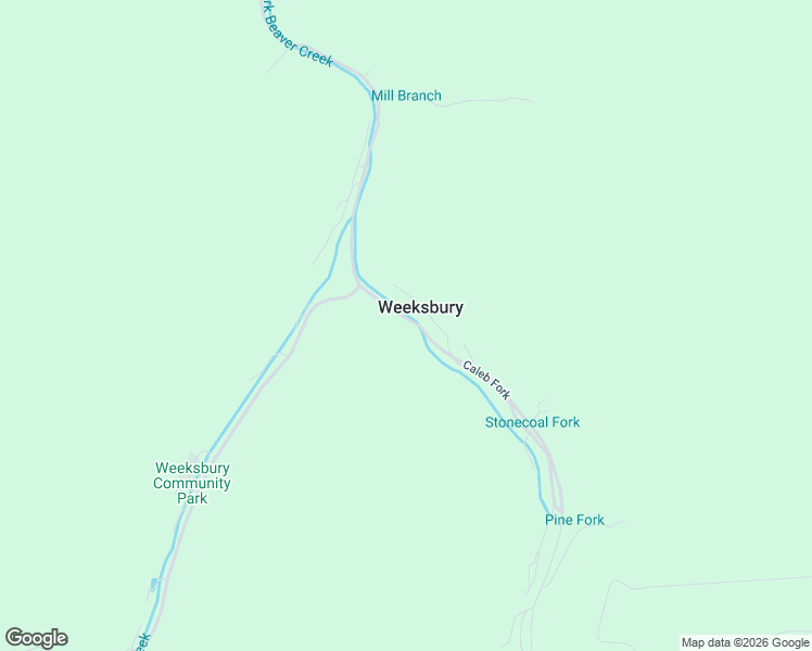 map of restaurants, bars, coffee shops, grocery stores, and more near 138 Caleb Fork in Weeksbury