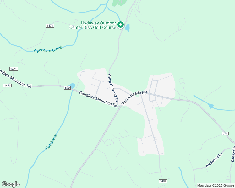 map of restaurants, bars, coffee shops, grocery stores, and more near 81 Camp Hydaway Road in Rustburg