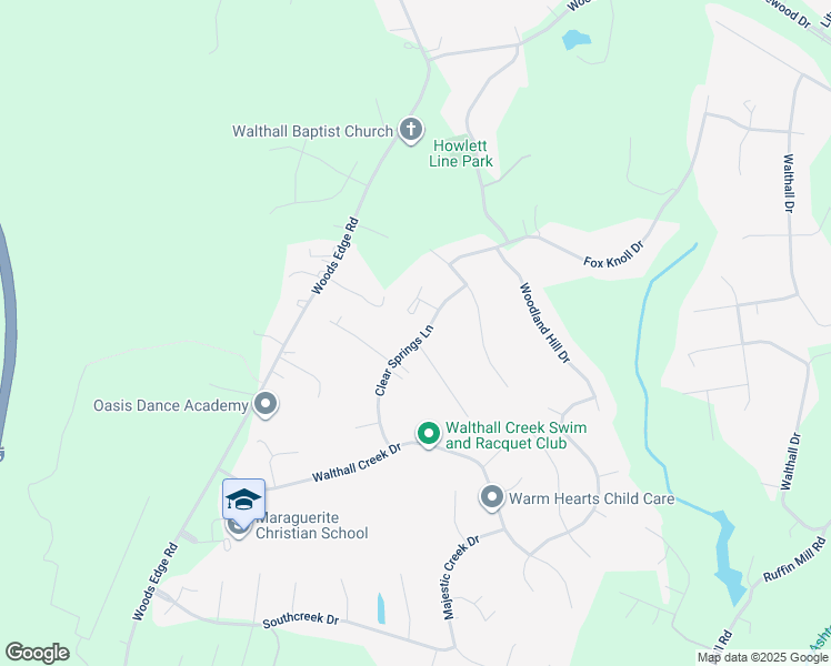 map of restaurants, bars, coffee shops, grocery stores, and more near 1520 Clear Springs Lane in Chesterfield County