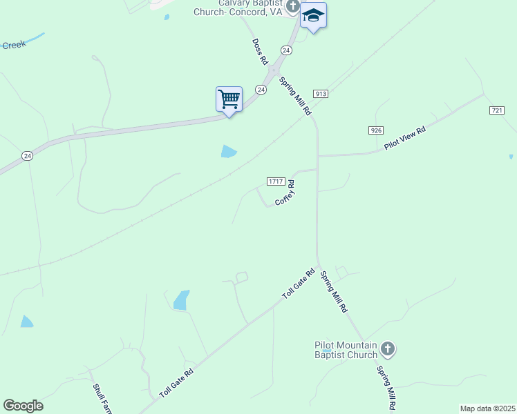 map of restaurants, bars, coffee shops, grocery stores, and more near 258 Coffey Road in Concord
