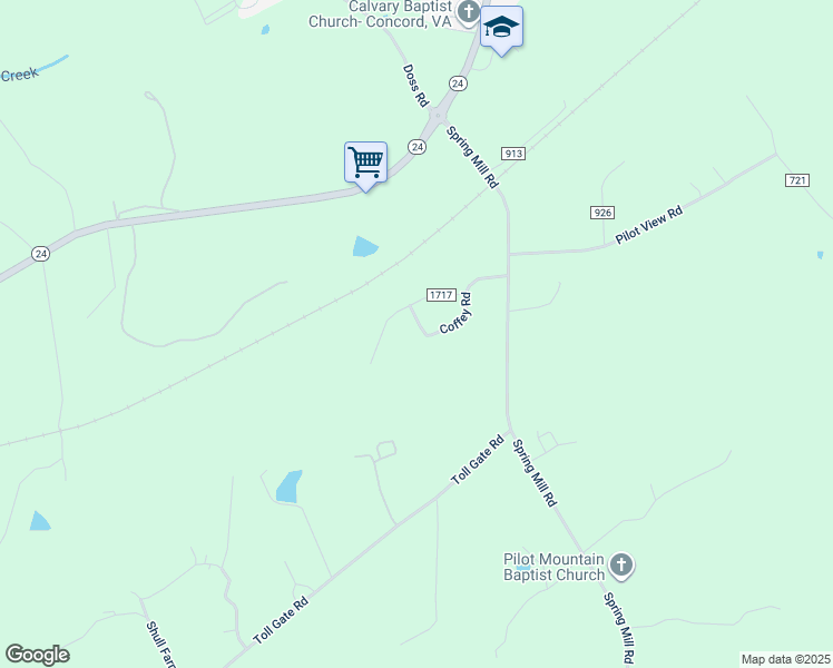 map of restaurants, bars, coffee shops, grocery stores, and more near 258 Coffey Road in Concord