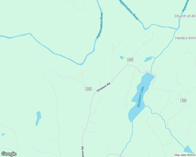 map of restaurants, bars, coffee shops, grocery stores, and more near 1285 Simpson Road in Prospect