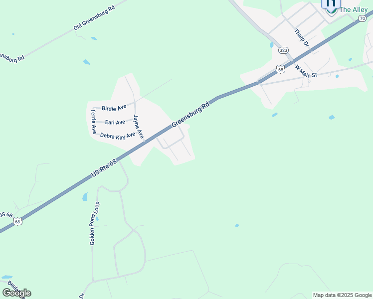map of restaurants, bars, coffee shops, grocery stores, and more near Cr-1291L in Campbellsville