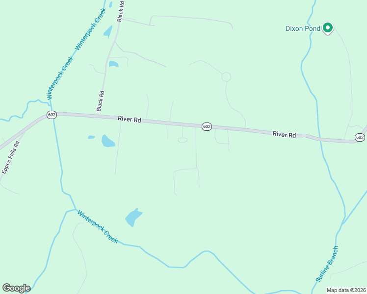 map of restaurants, bars, coffee shops, grocery stores, and more near 16401 River Road in Chesterfield