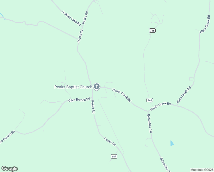 map of restaurants, bars, coffee shops, grocery stores, and more near 4890 Harris Creek Road in Prospect