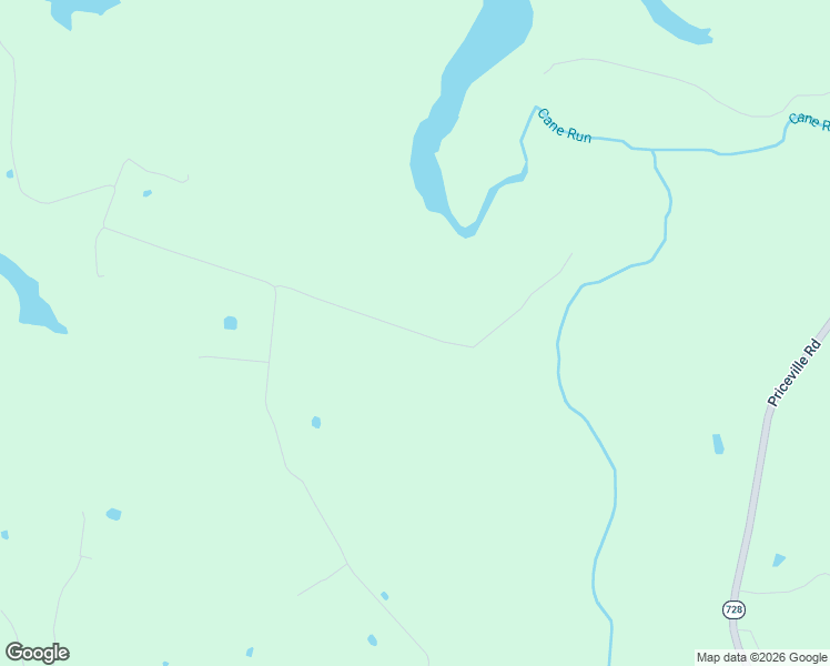 map of restaurants, bars, coffee shops, grocery stores, and more near Jericho Church Road in Cub Run