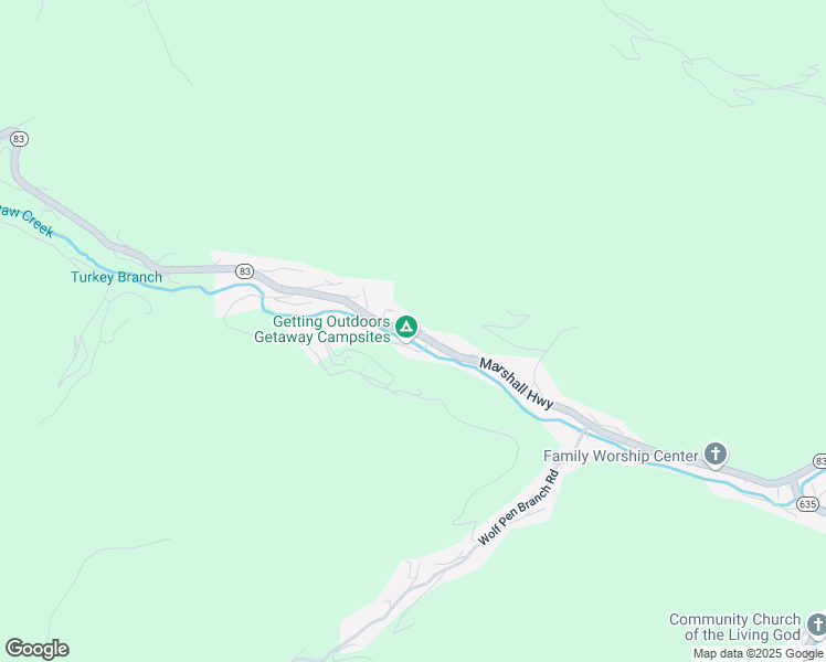 map of restaurants, bars, coffee shops, grocery stores, and more near West Virginia 83 in Paynesville