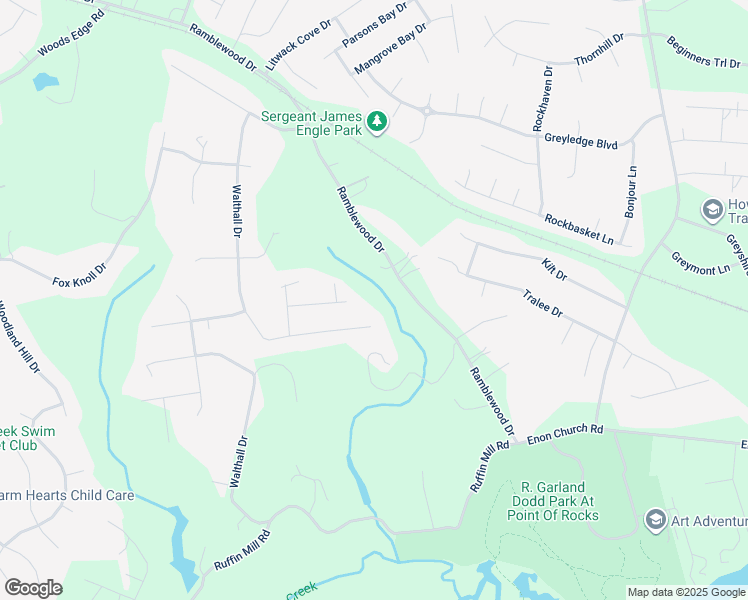 map of restaurants, bars, coffee shops, grocery stores, and more near 401 Walthall Crest Court in Chesterfield County