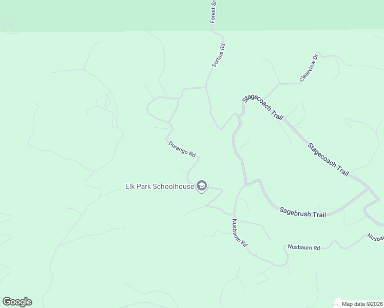 map of restaurants, bars, coffee shops, grocery stores, and more near Durango Road in La Plata County