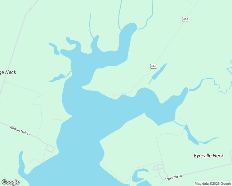 map of restaurants, bars, coffee shops, grocery stores, and more near 18399 Old Castle Road in Cape Charles