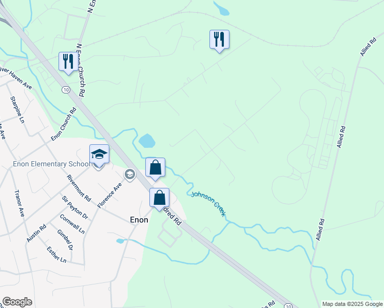 map of restaurants, bars, coffee shops, grocery stores, and more near 14216 Spruce Avenue in Chester