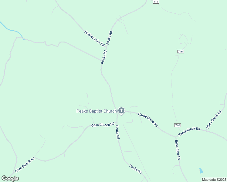 map of restaurants, bars, coffee shops, grocery stores, and more near 2132 Peaks Road in Prospect