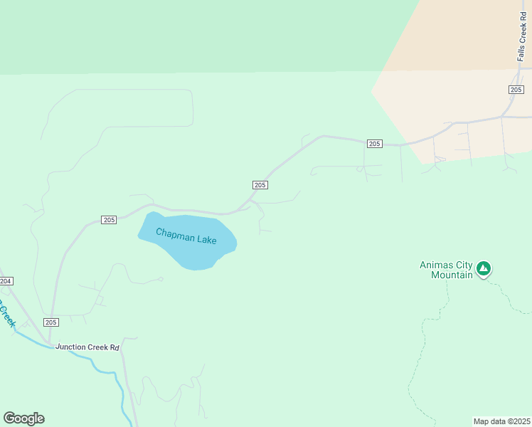 map of restaurants, bars, coffee shops, grocery stores, and more near 92 Chapman Ln in Durango