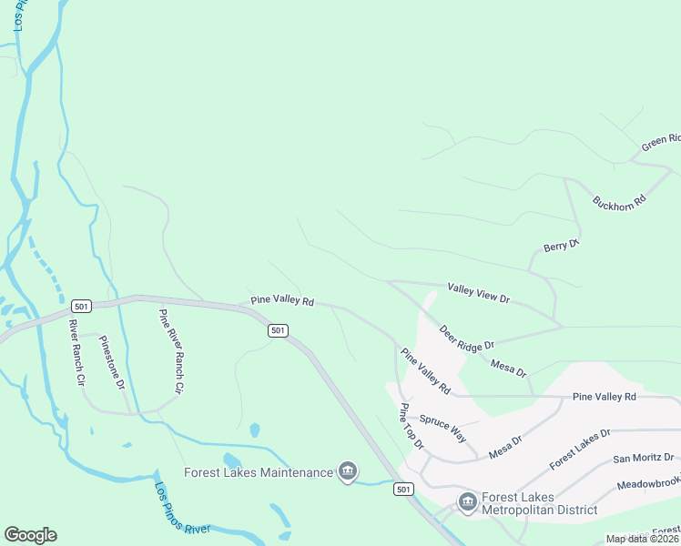 map of restaurants, bars, coffee shops, grocery stores, and more near 276 Deer Ridge Drive in Bayfield