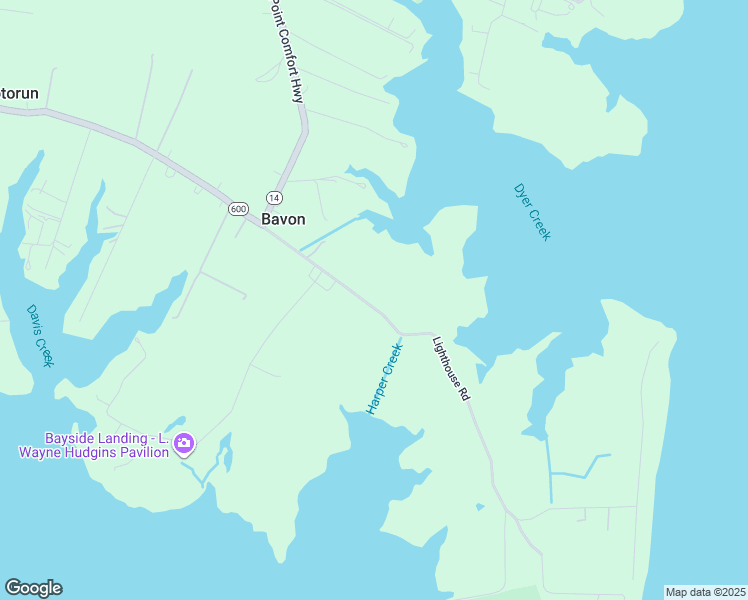 map of restaurants, bars, coffee shops, grocery stores, and more near 962 Lighthouse Road in Bavon