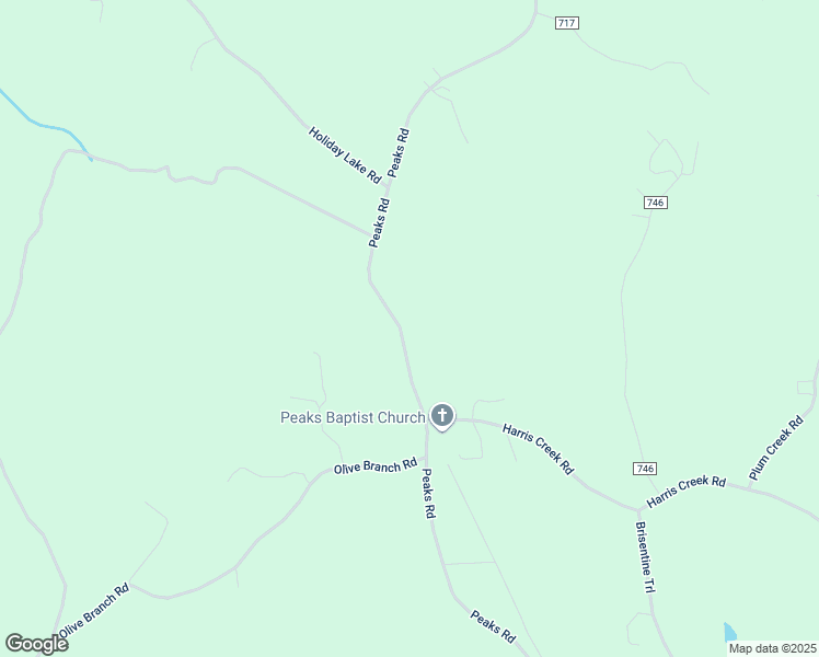 map of restaurants, bars, coffee shops, grocery stores, and more near 2170 Peaks Road in Prospect
