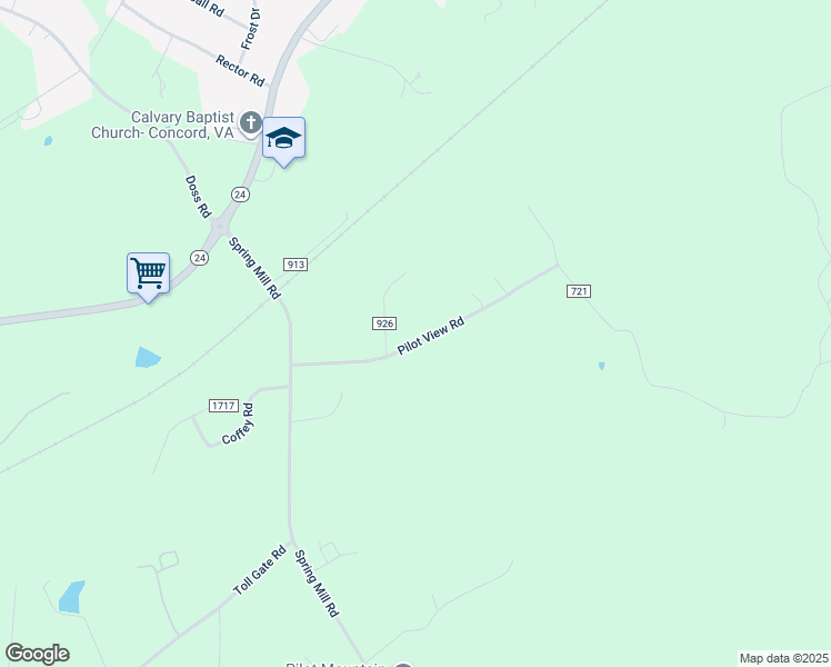 map of restaurants, bars, coffee shops, grocery stores, and more near 282 Pilot View Road in Concord
