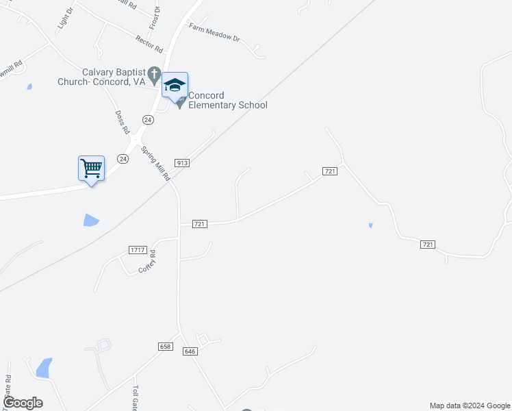 map of restaurants, bars, coffee shops, grocery stores, and more near 282 Pilot View Road in Concord